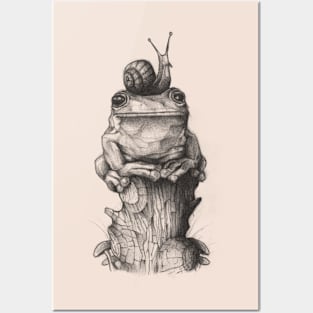Frog and Snail Posters and Art